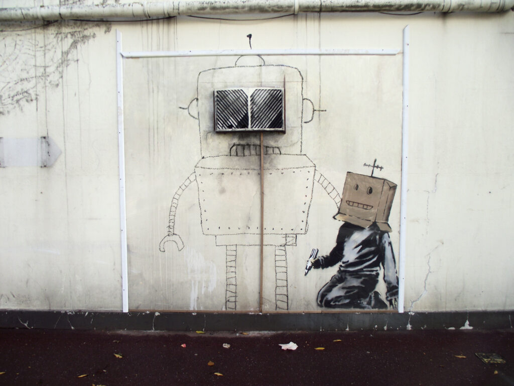4 Tips for Developing an Effective Content Marketing Strategy banksy torquay robot